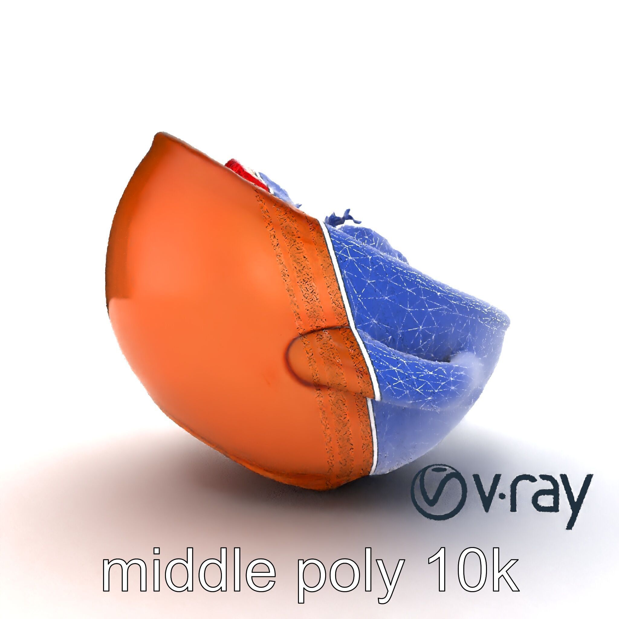 Pozole Soup Rustic Clay Bowl Model Pack Low-poly 3D model_31