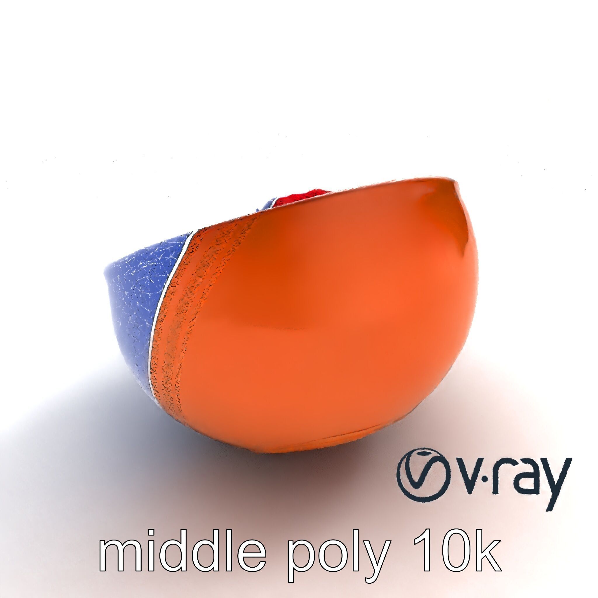 Pozole Soup Rustic Clay Bowl Model Pack Low-poly 3D model_11