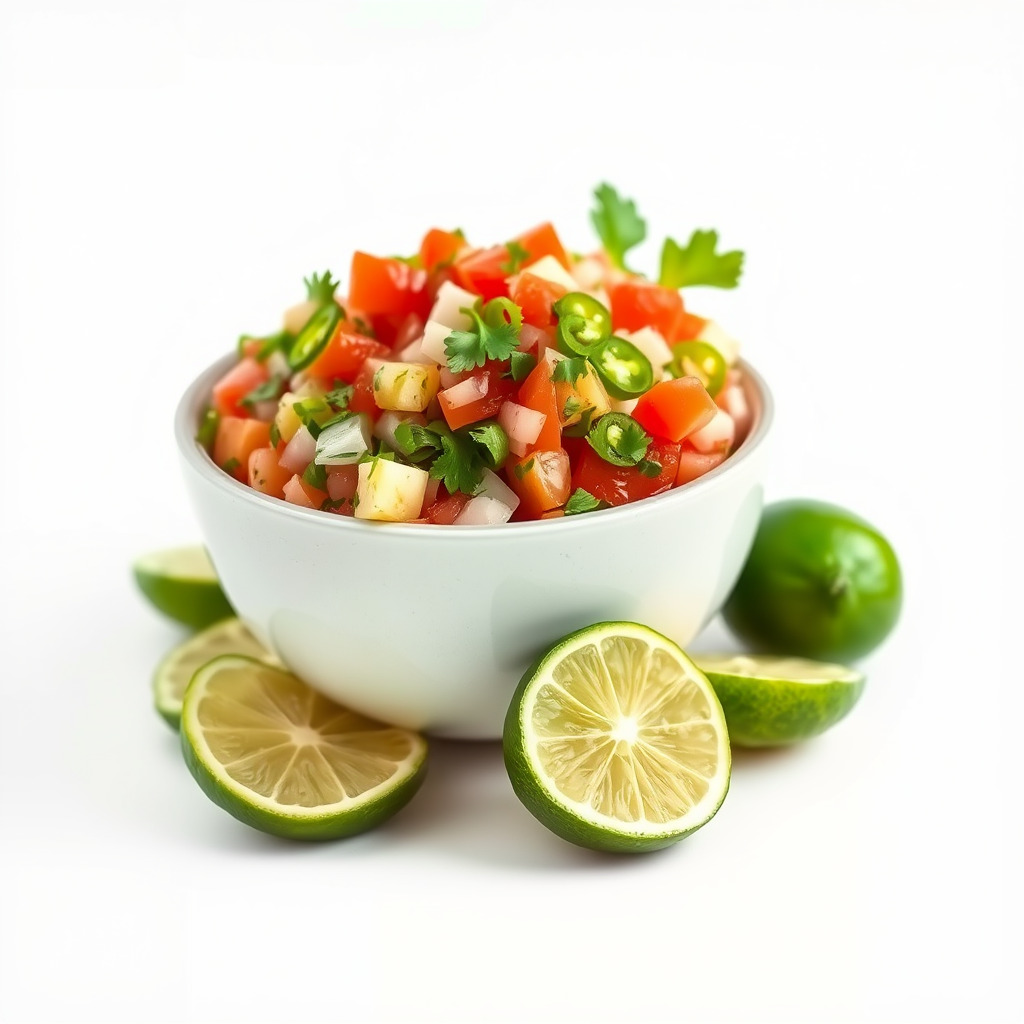 Pico de Gallo Salsa Bowl Model Pack Low-poly 3D model_4