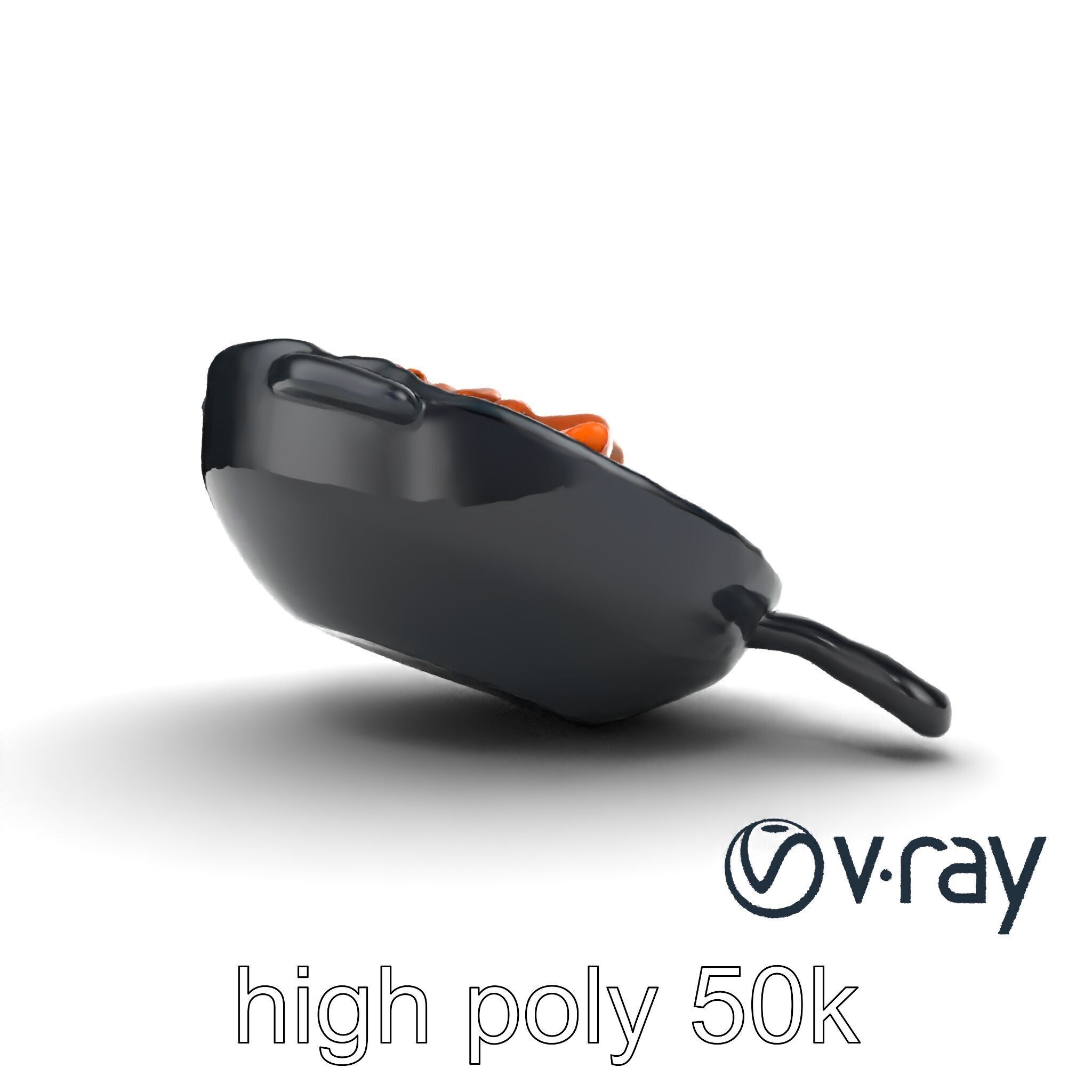 Sizzling Fajita Platter Skillet 3D model pack Low-poly 3D model_23