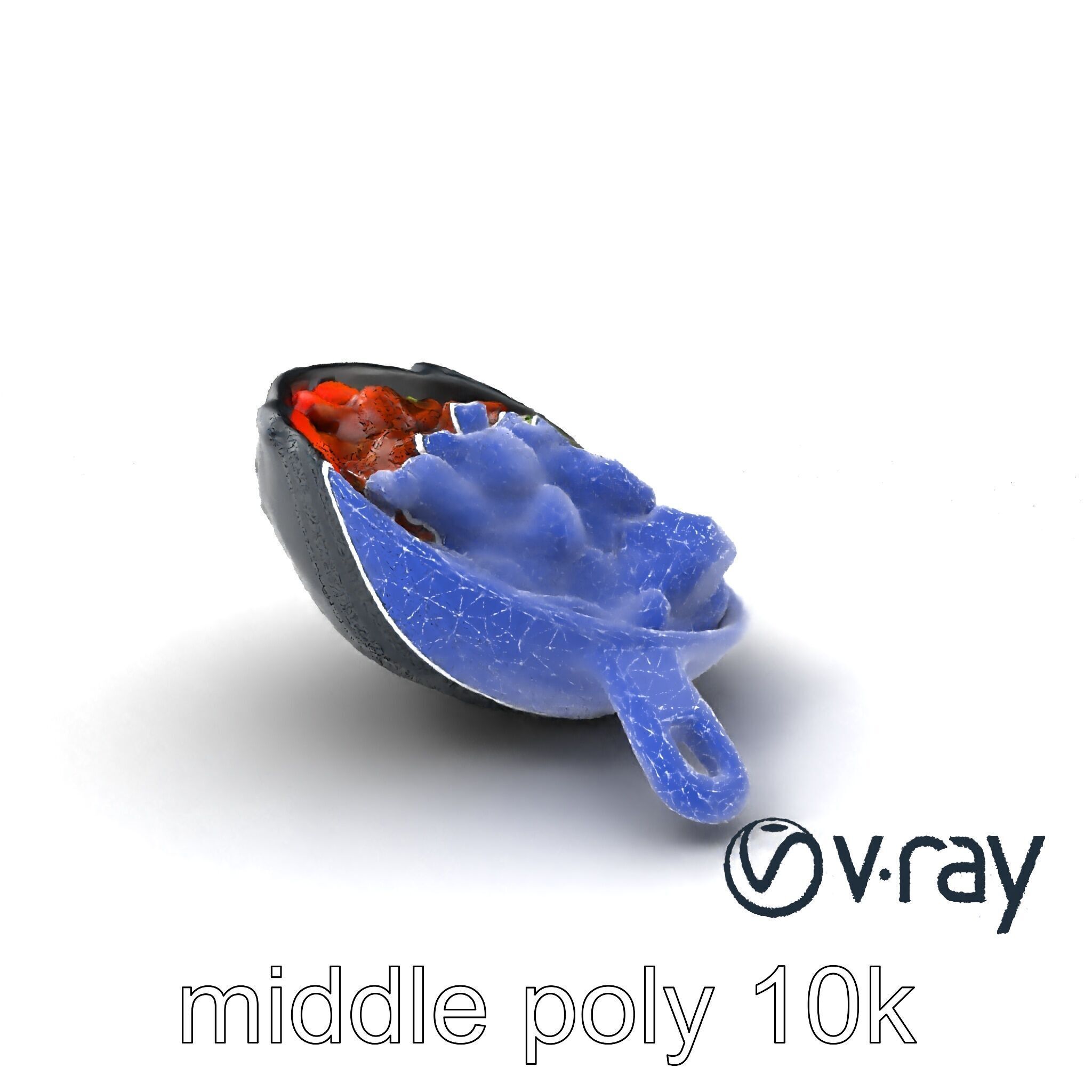 Sizzling Fajita Platter Skillet 3D model pack Low-poly 3D model_6