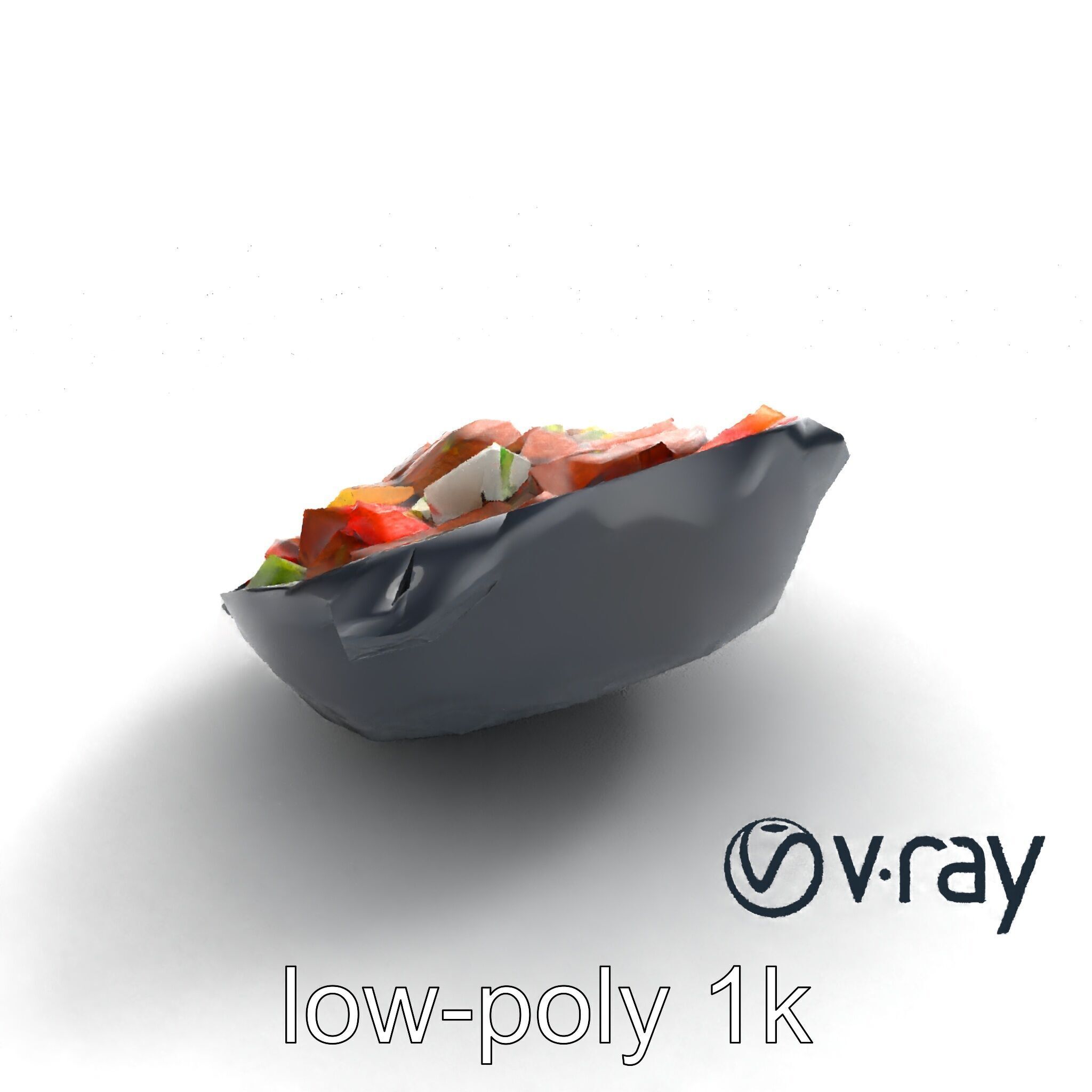 Sizzling Fajita Platter Skillet 3D model pack Low-poly 3D model_9