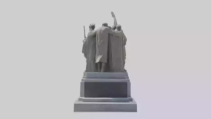 Heroes of Peace and Justice monument model