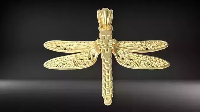 Dragon fly pendant jewelry necklace charm