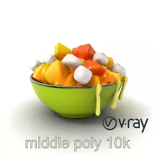 Vibrant Fruit Ambrosia Bowl model pack