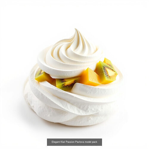 Exquisite Meringue Masterpieces 3D Model Pack 5