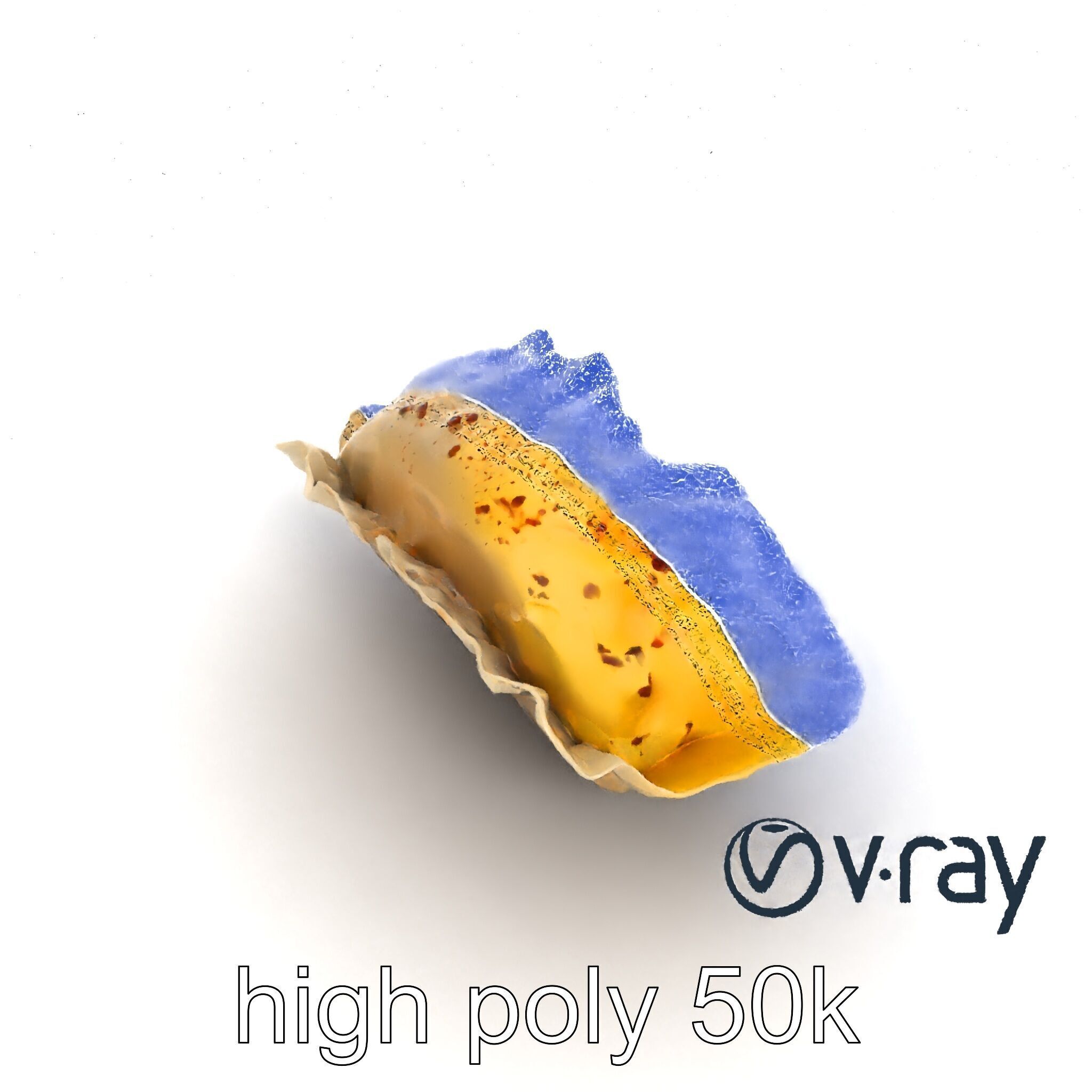 Swiss Cheese Dumpling Chorizo Delight model pack Low-poly 3D model_22