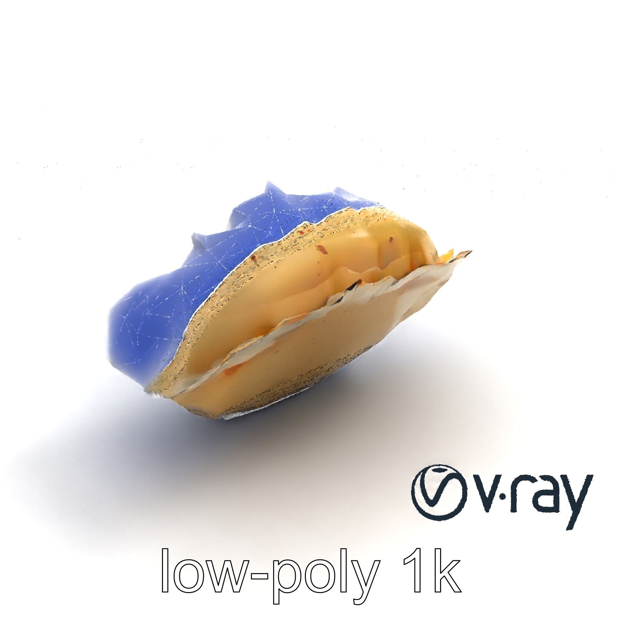 Swiss Cheese Dumpling Chorizo Delight model pack Low-poly 3D model_11