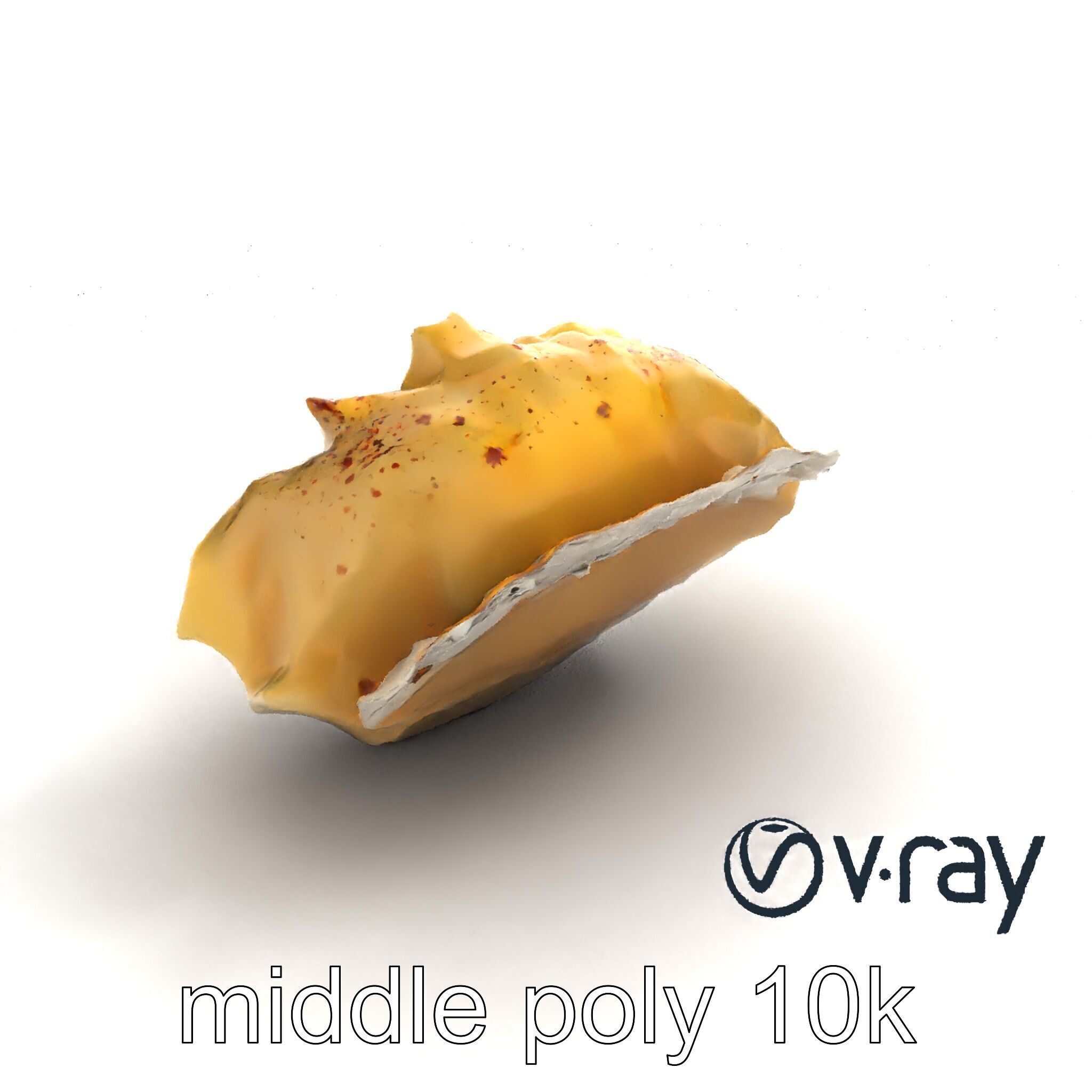 Swiss Cheese Dumpling Chorizo Delight model pack Low-poly 3D model_7