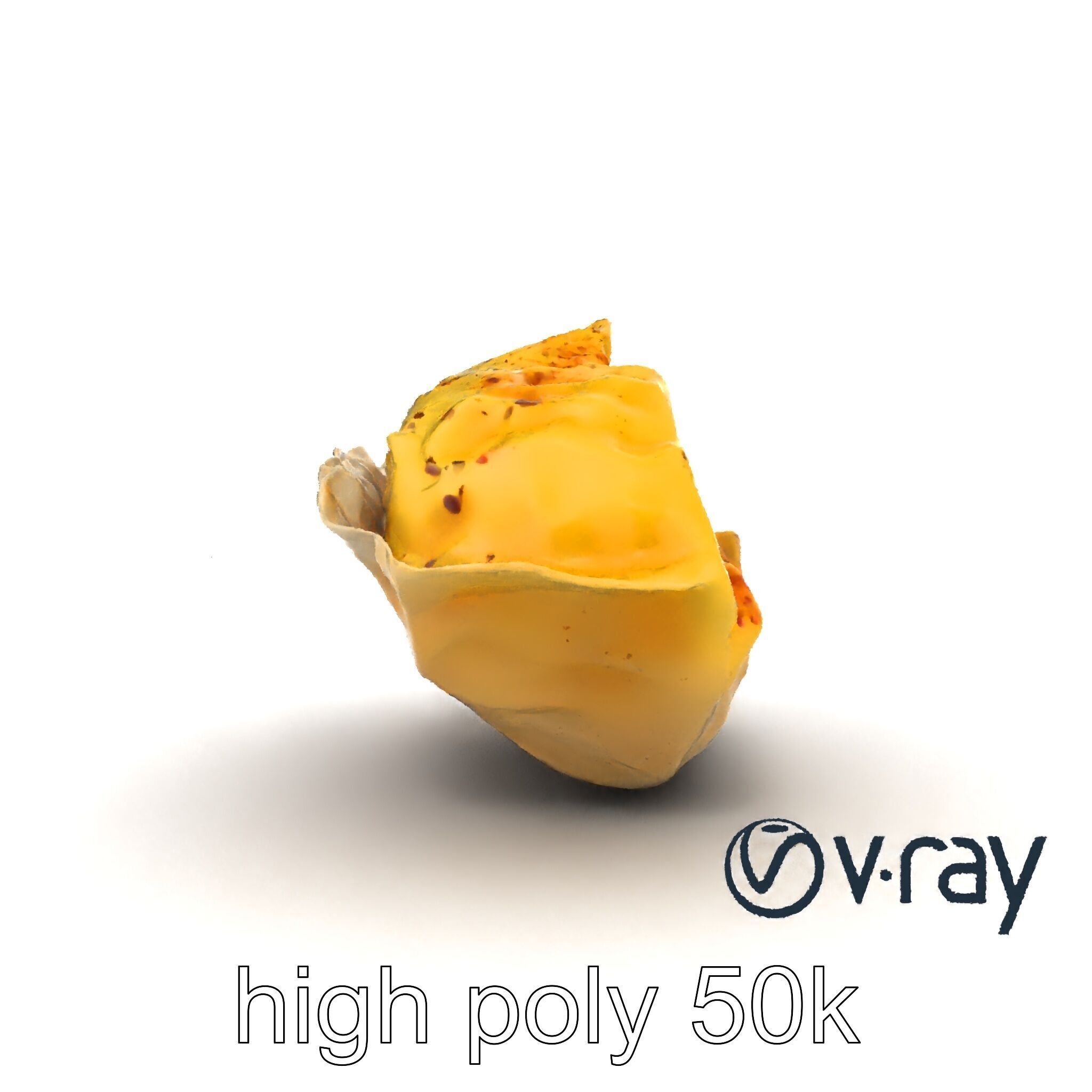 Swiss Cheese Dumpling Chorizo Delight model pack Low-poly 3D model_15