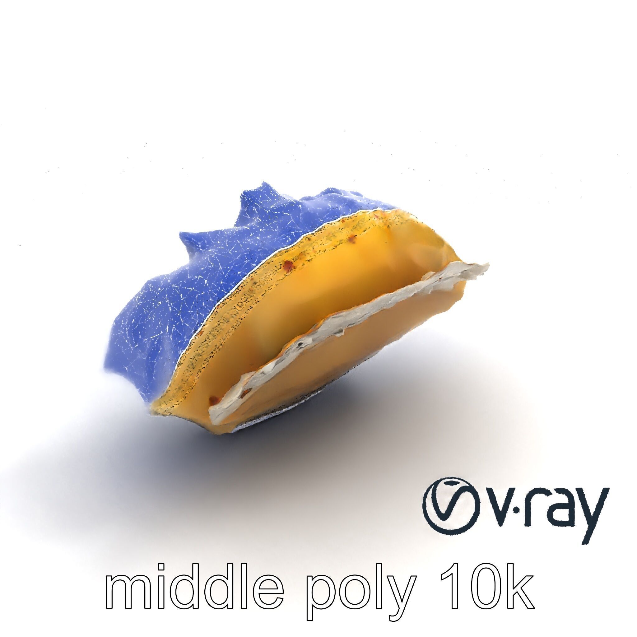 Swiss Cheese Dumpling Chorizo Delight model pack Low-poly 3D model_10