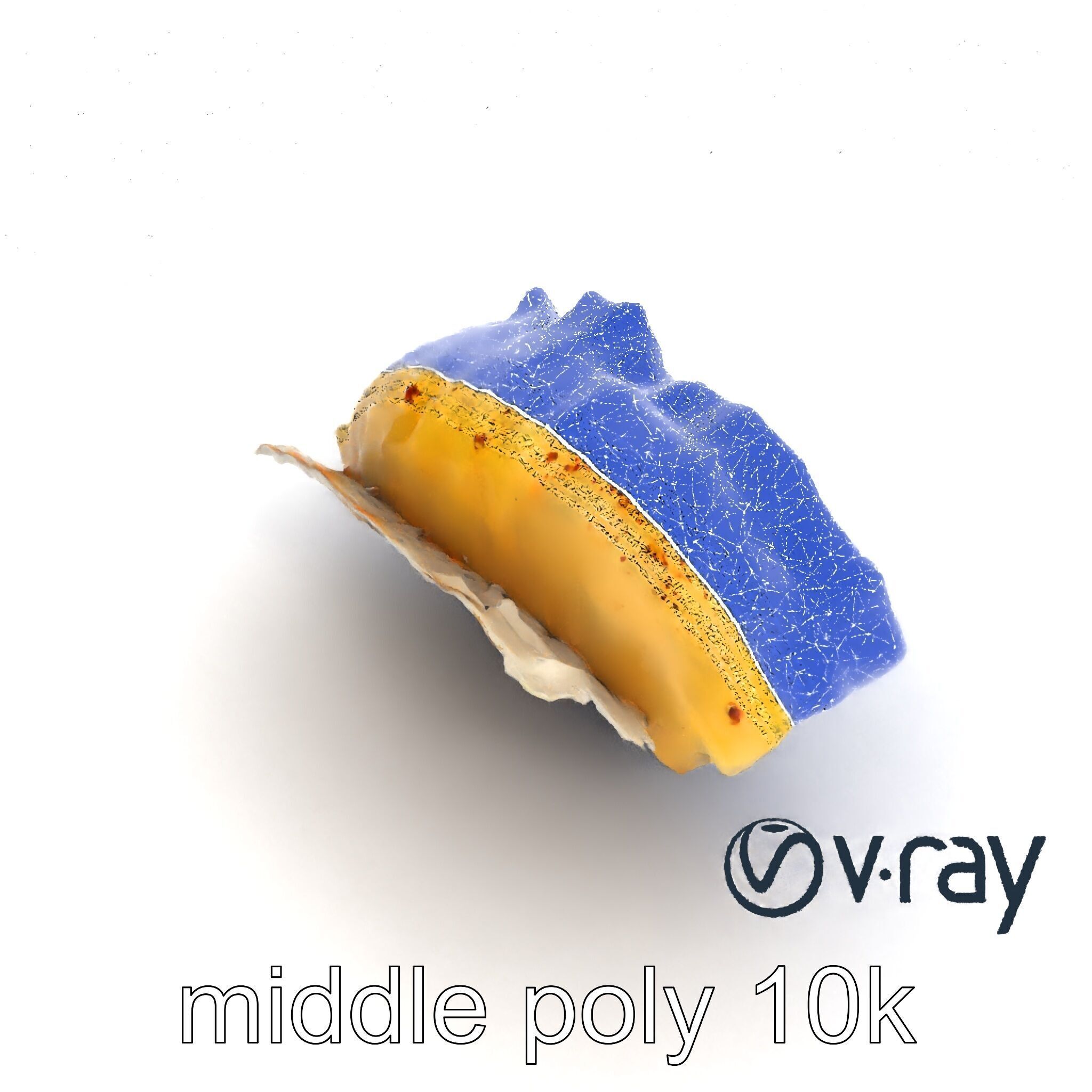 Swiss Cheese Dumpling Chorizo Delight model pack Low-poly 3D model_29