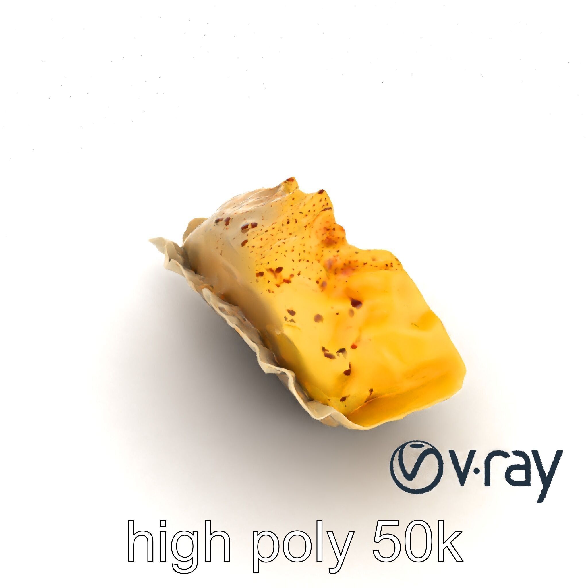 Swiss Cheese Dumpling Chorizo Delight model pack Low-poly 3D model_21
