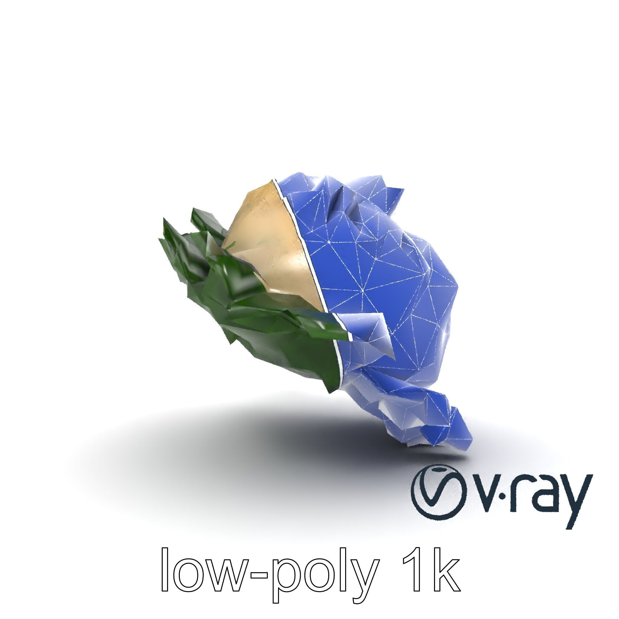 Minimalist Dumpling Design Model Pack Low-poly 3D model_32