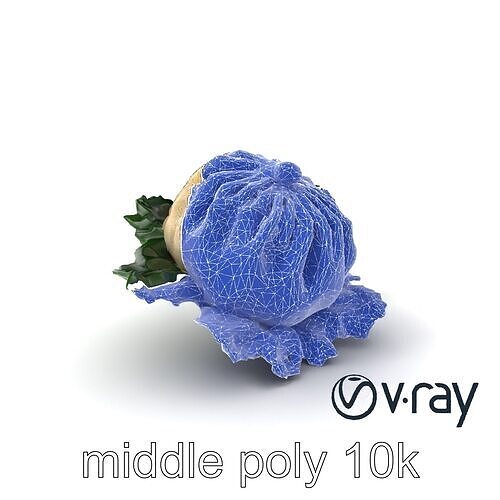 Minimalist Dumpling Design Model Pack Low-poly 3D model 6