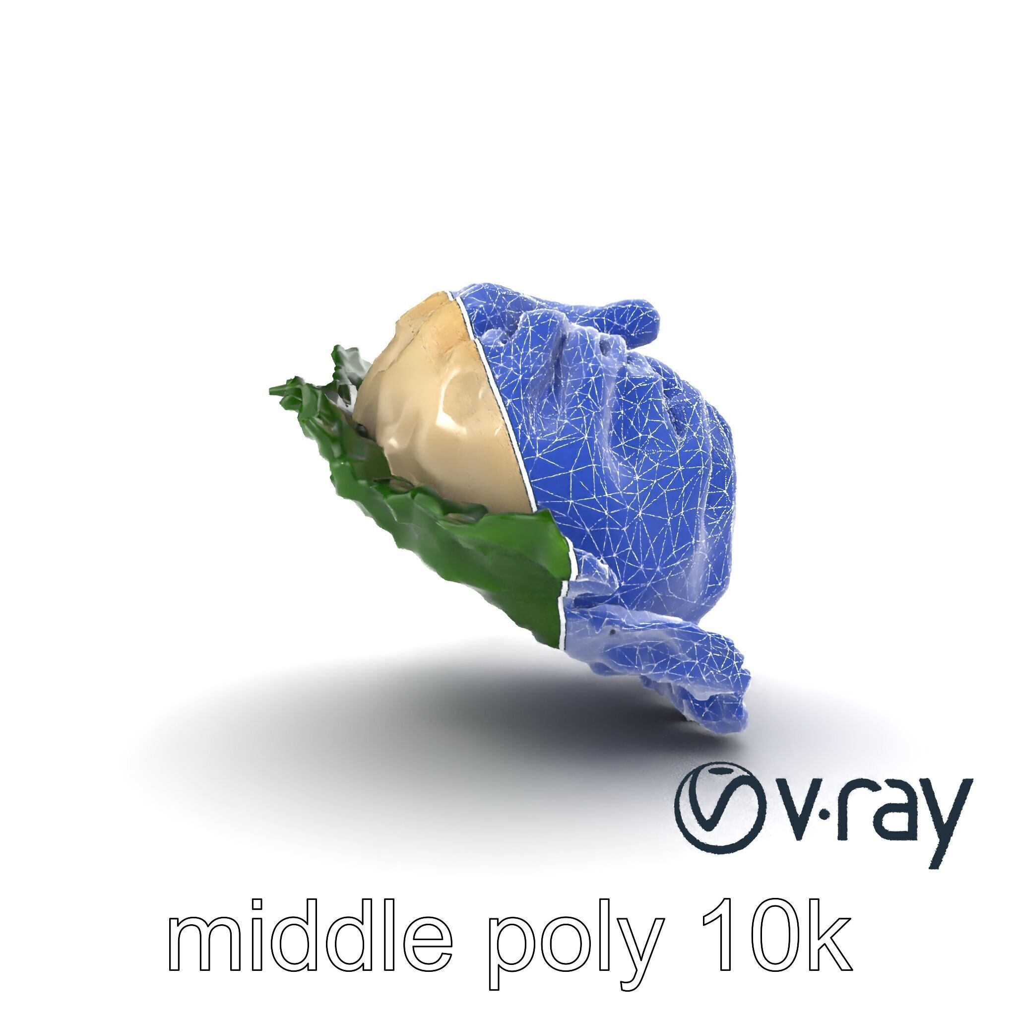 Minimalist Dumpling Design Model Pack Low-poly 3D model_23