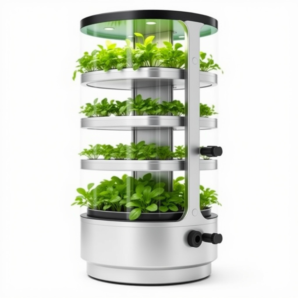 Stacked Crop Farming Cylinder Model Pack Low-poly 3D model_4