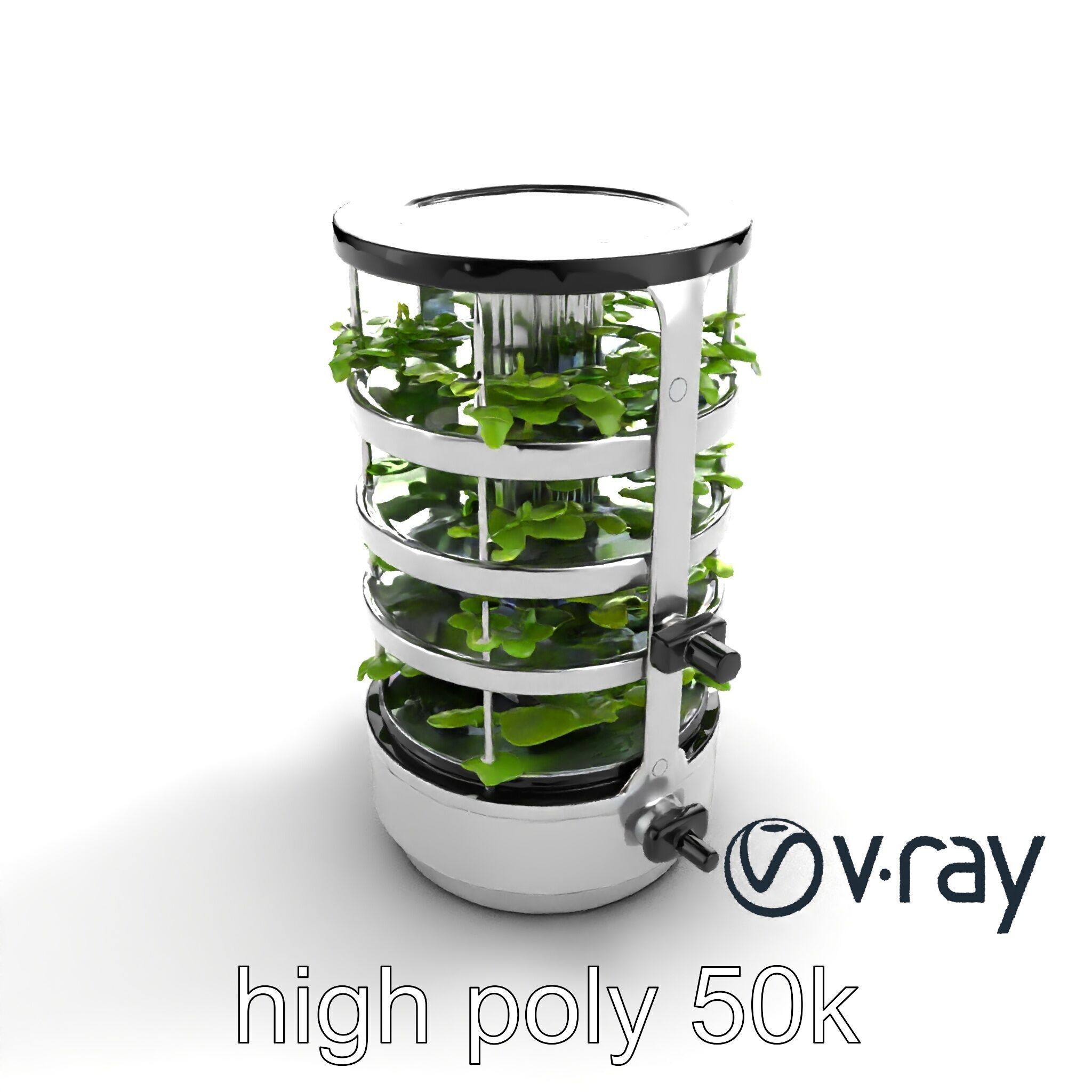 Stacked Crop Farming Cylinder Model Pack Low-poly 3D model_21