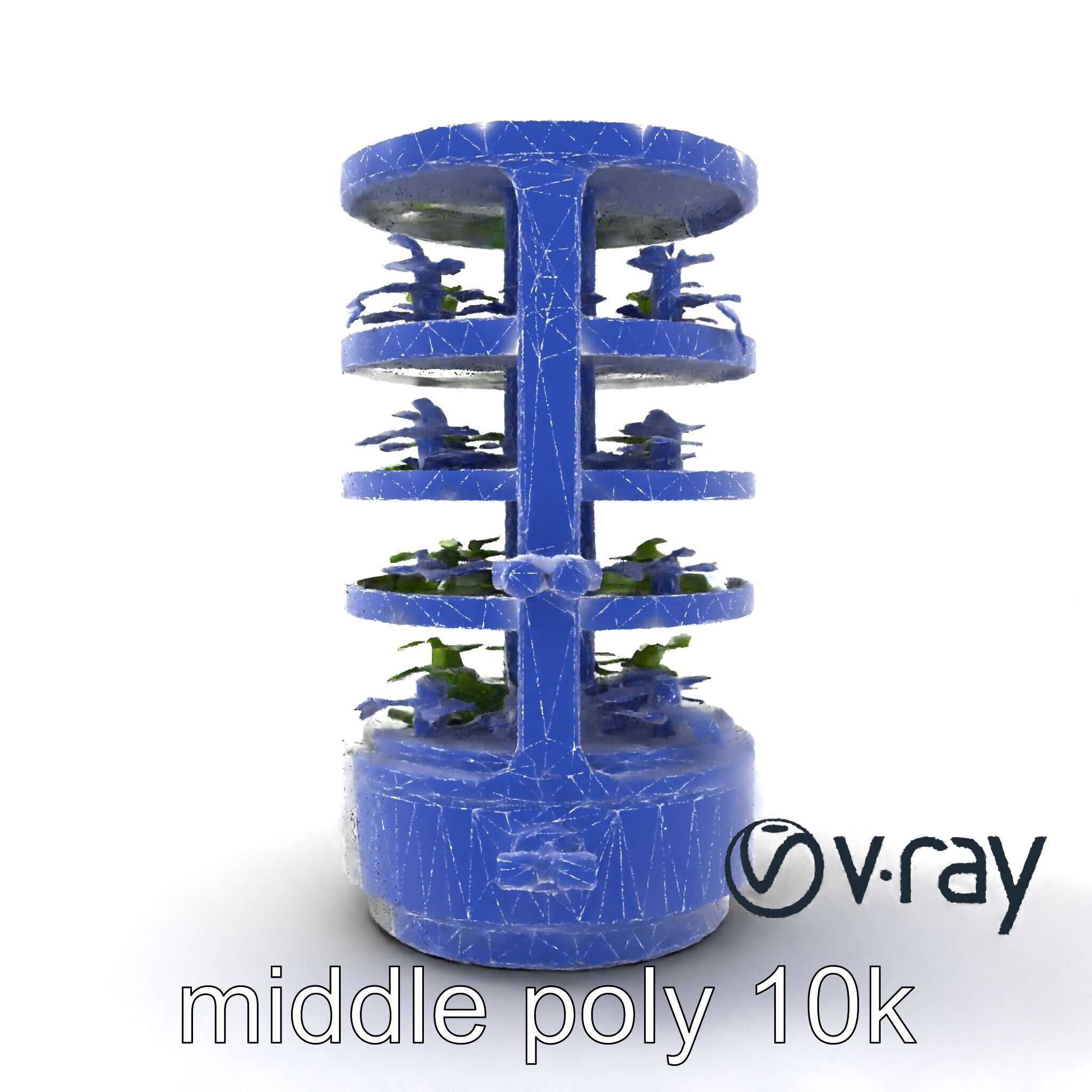 Stacked Crop Farming Cylinder Model Pack Low-poly 3D model_25