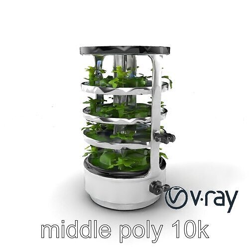 Stacked Crop Farming Cylinder Model Pack Low-poly 3D model