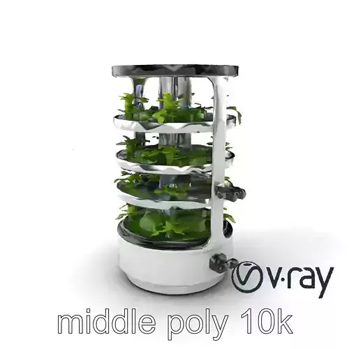 Stacked Crop Farming Cylinder Model Pack Low-poly 3D model