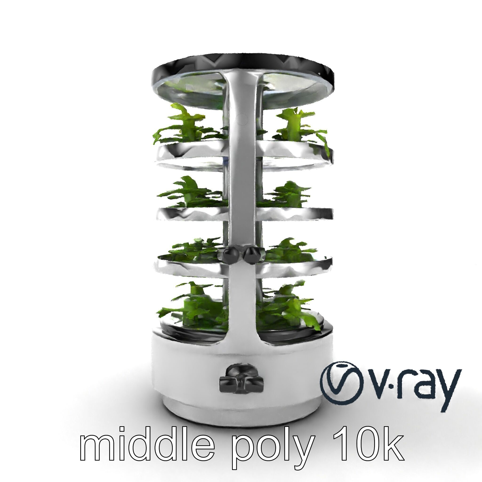 Stacked Crop Farming Cylinder Model Pack Low-poly 3D model_29