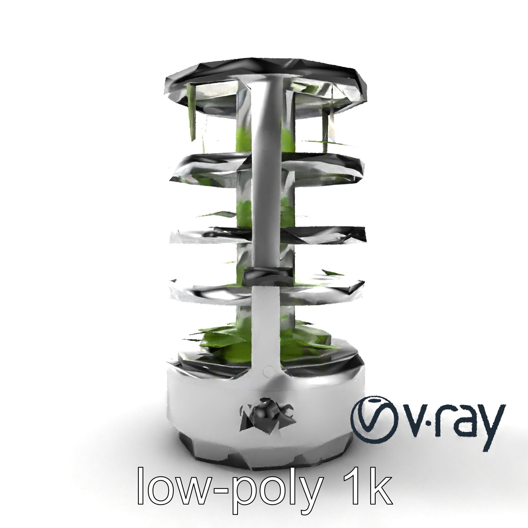 Stacked Crop Farming Cylinder Model Pack Low-poly 3D model_28