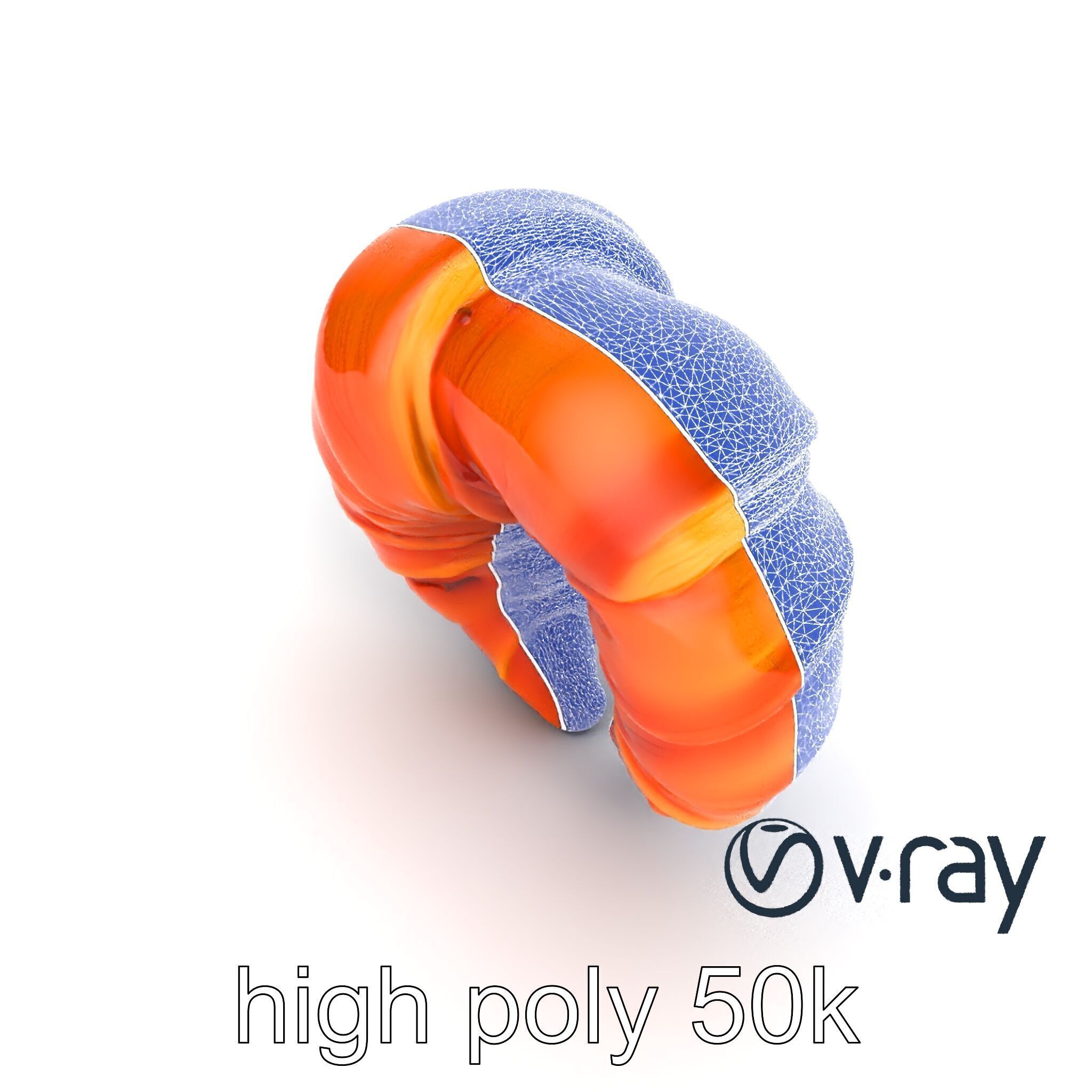 Smooth Croissant Bakery Model Pack Low-poly 3D model_23