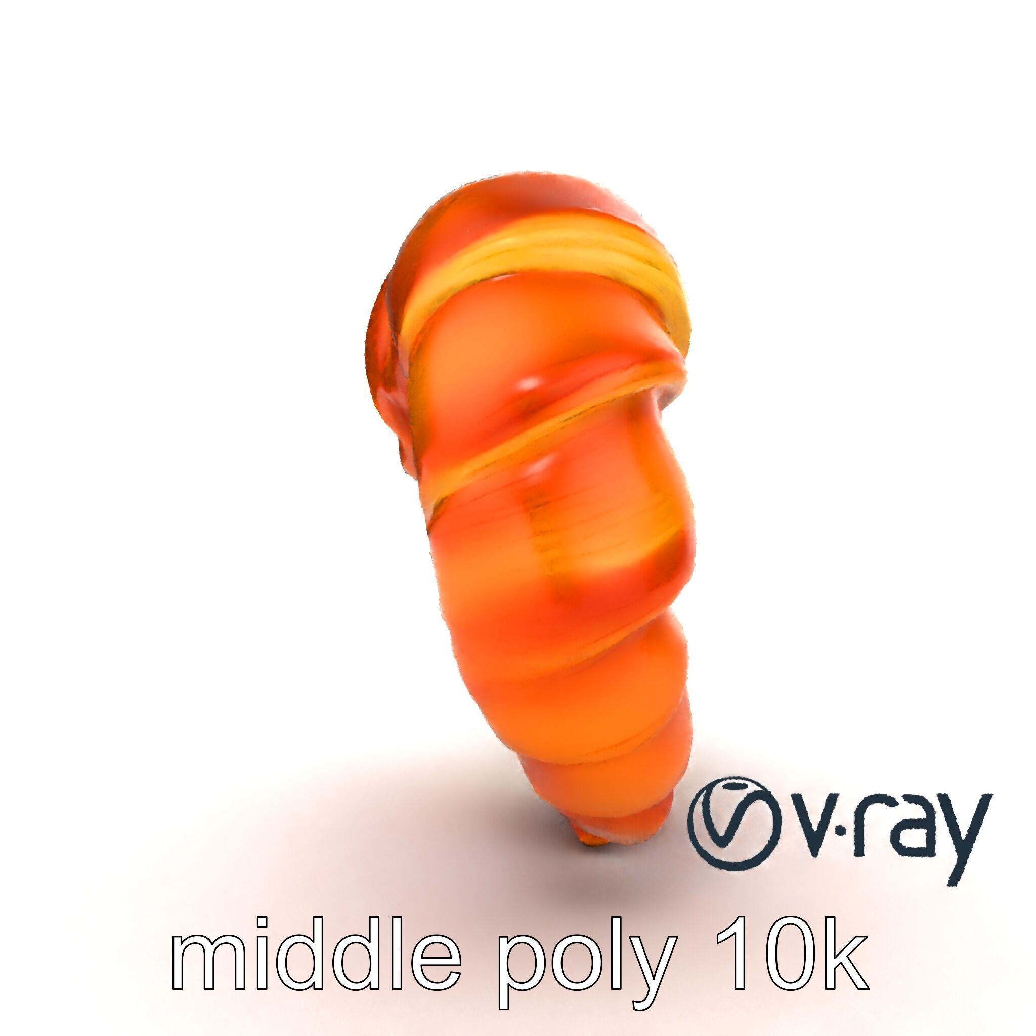 Smooth Croissant Bakery Model Pack Low-poly 3D model_30