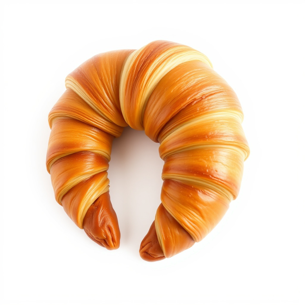 Smooth Croissant Bakery Model Pack Low-poly 3D model_3