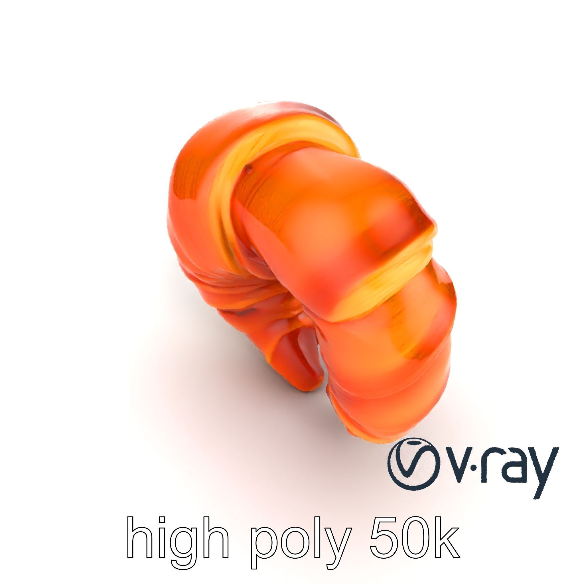 Smooth Croissant Bakery Model Pack Low-poly 3D model_17