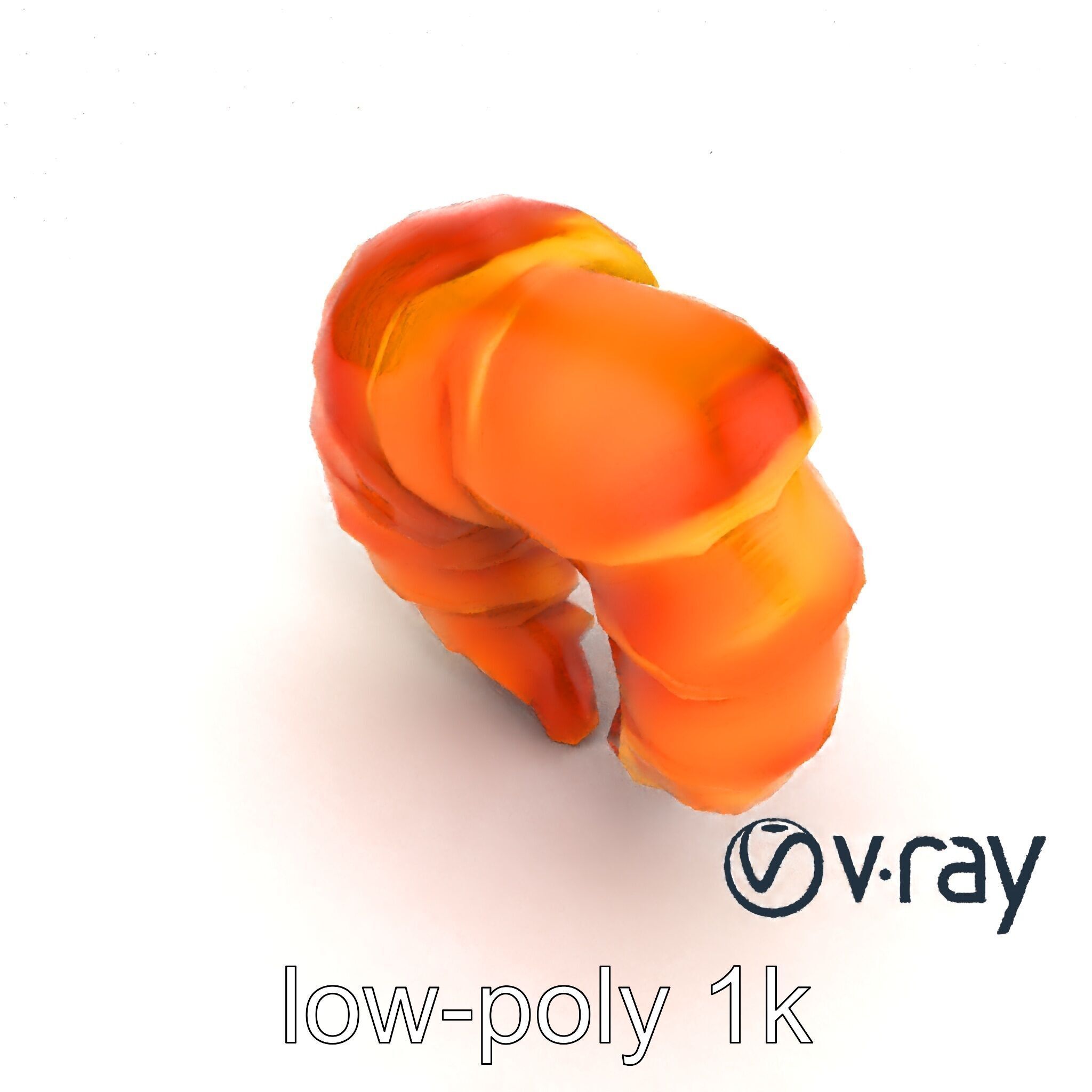 Smooth Croissant Bakery Model Pack Low-poly 3D model_22