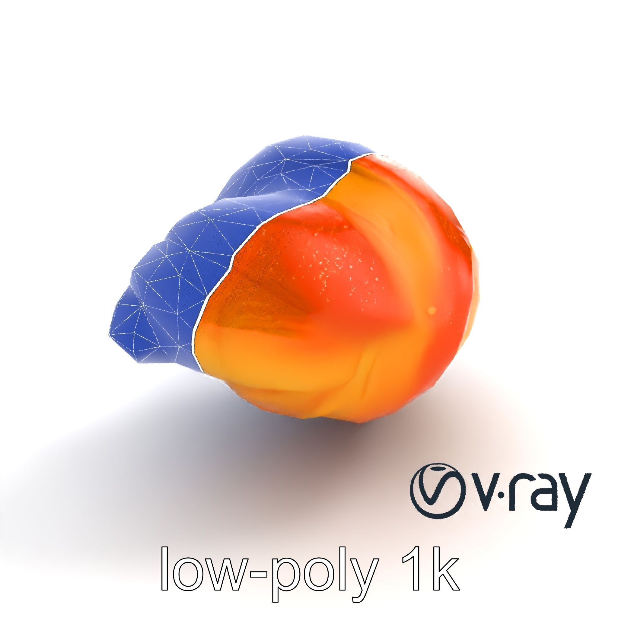 Apricot Croissant Realistic 3D Bakery Model Pack Low-poly 3D model_15