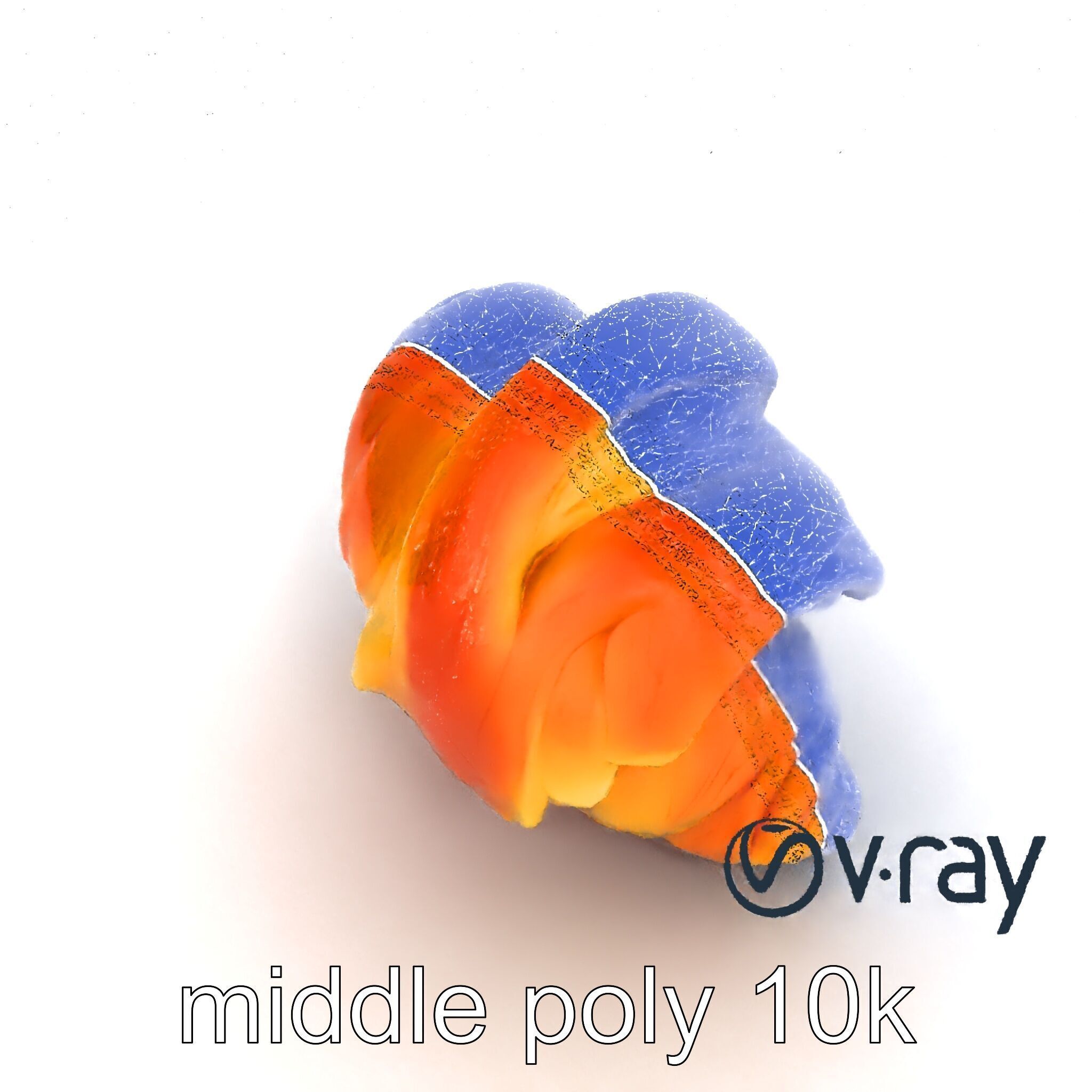 Apricot Croissant Realistic 3D Bakery Model Pack Low-poly 3D model_19