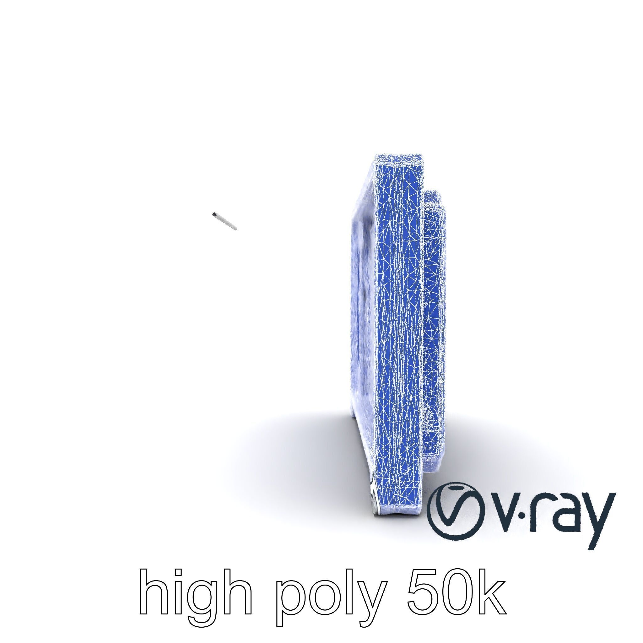 Future-Tech Wall Panel Display model pack Low-poly 3D model_27