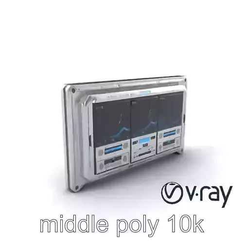 Future-Tech Wall Panel Display model pack Low-poly 3D model Future-Tech Wall Panel Display model pack Low-poly 3D model