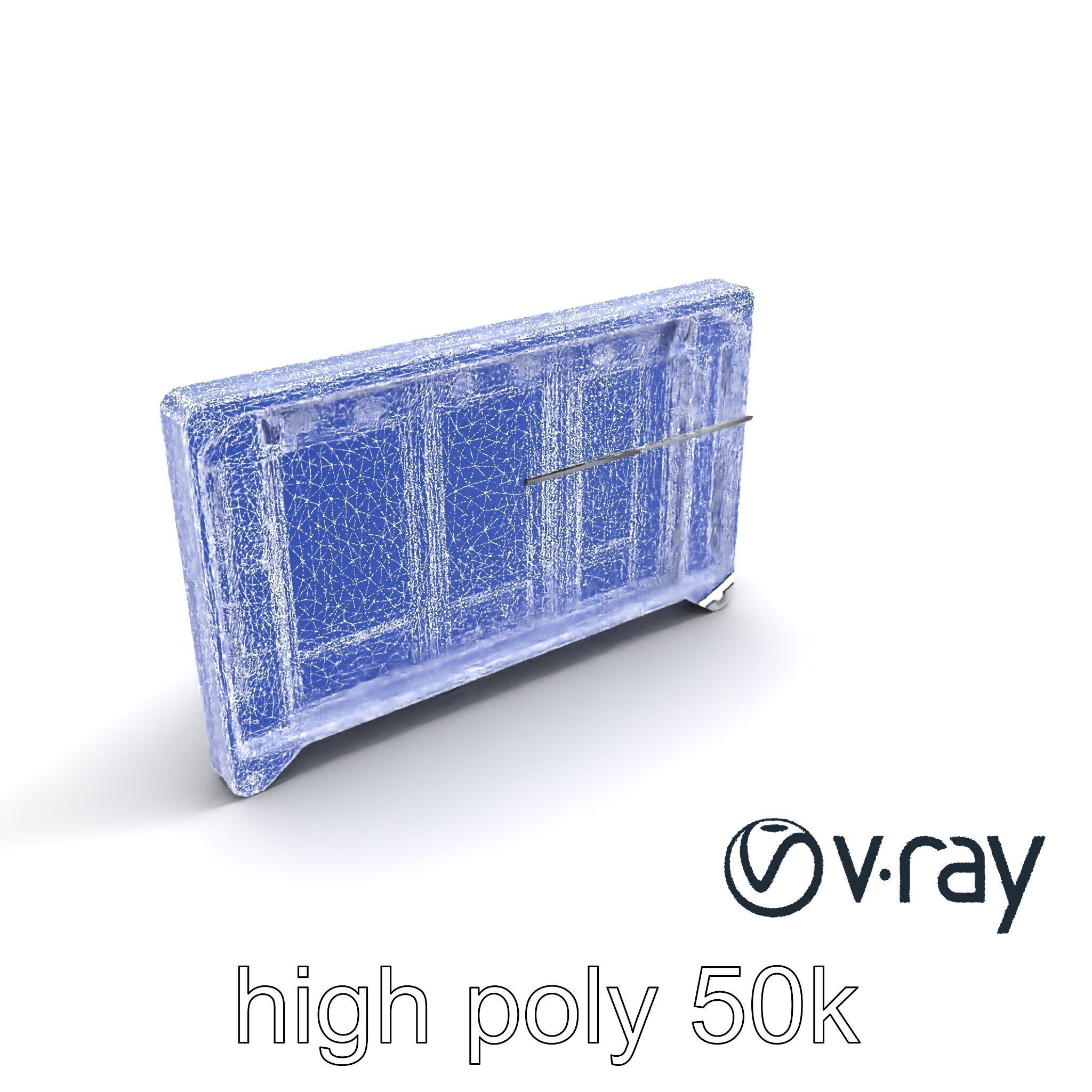 Future-Tech Wall Panel Display model pack Low-poly 3D model_30