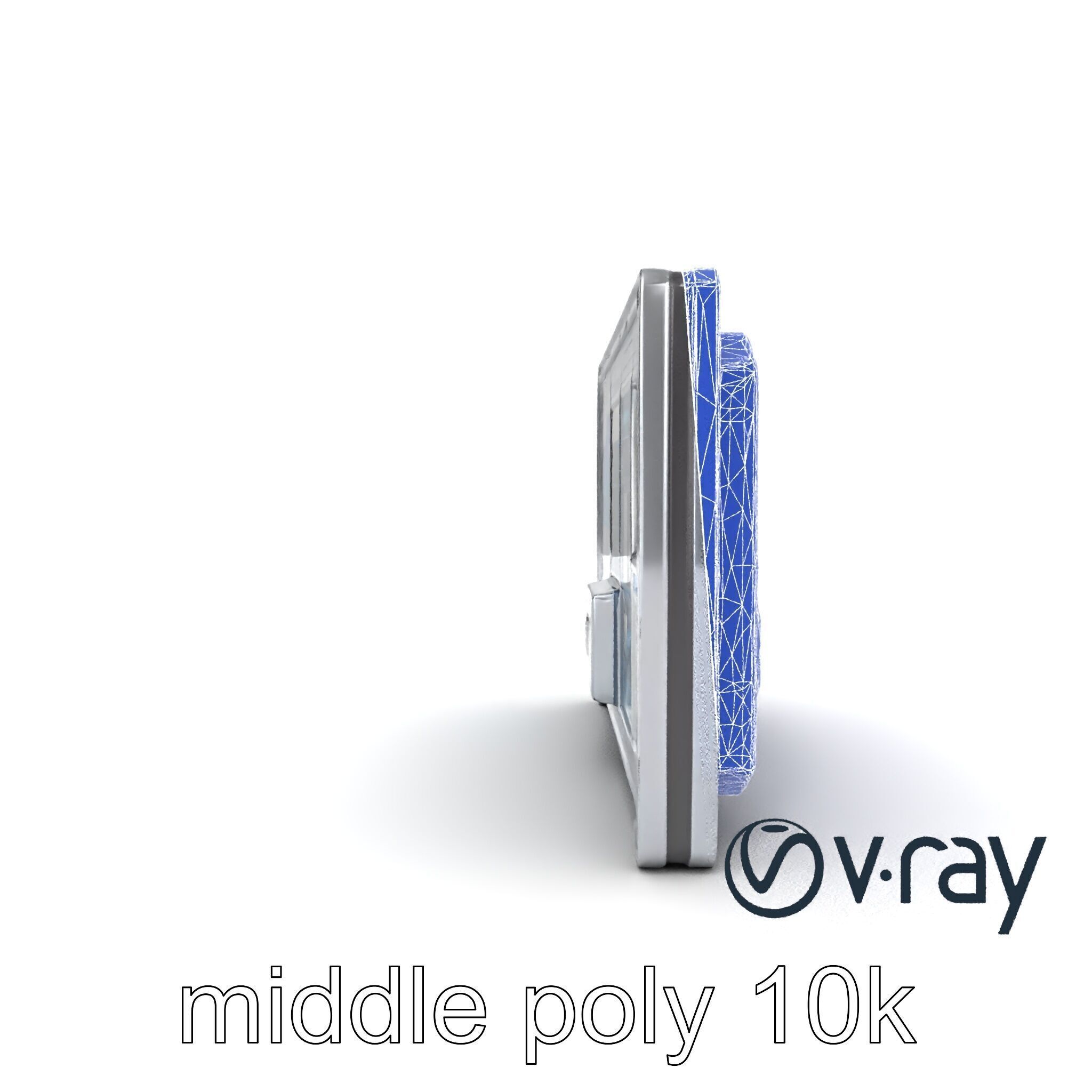 Future-Tech Wall Panel Display model pack Low-poly 3D model_26