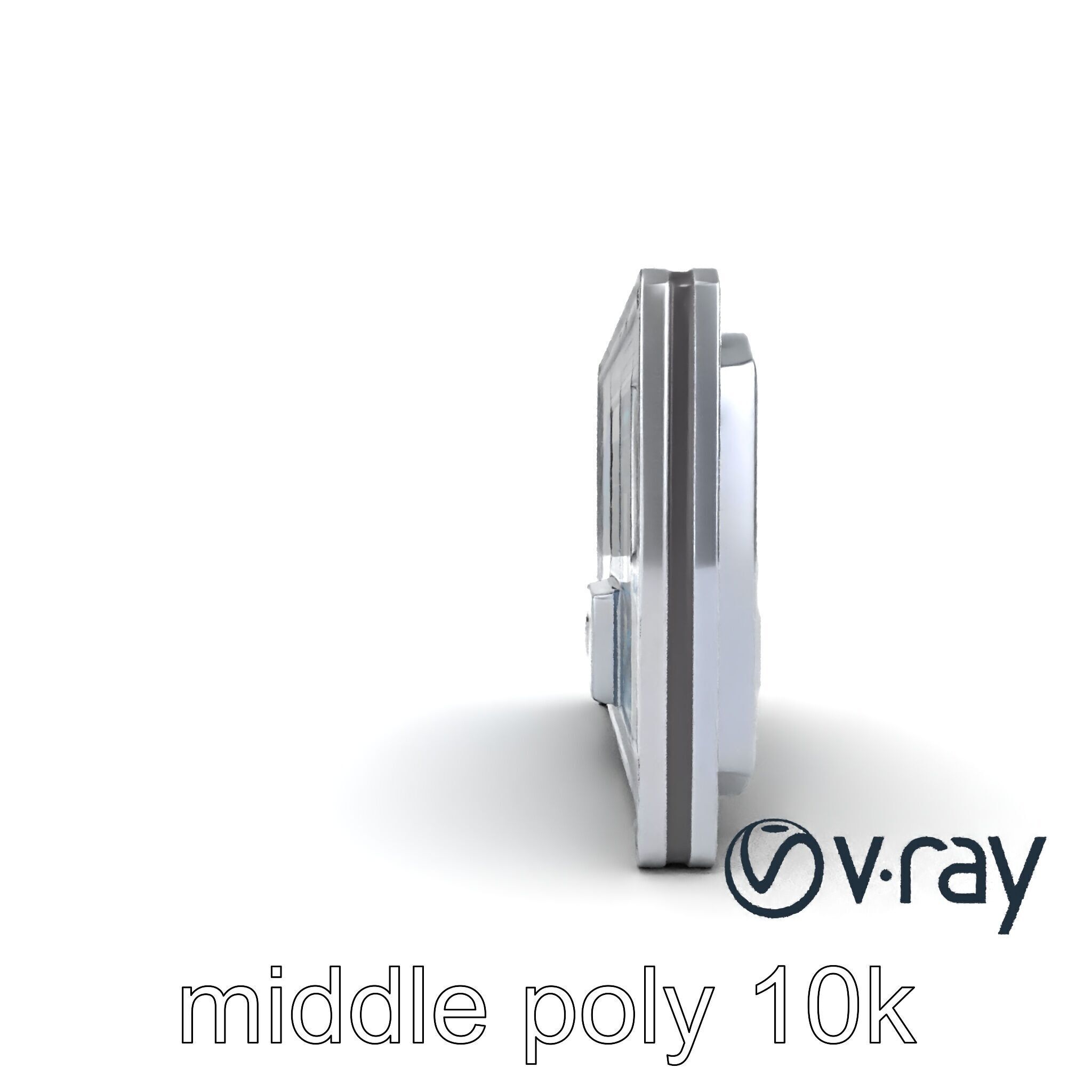 Future-Tech Wall Panel Display model pack Low-poly 3D model_11