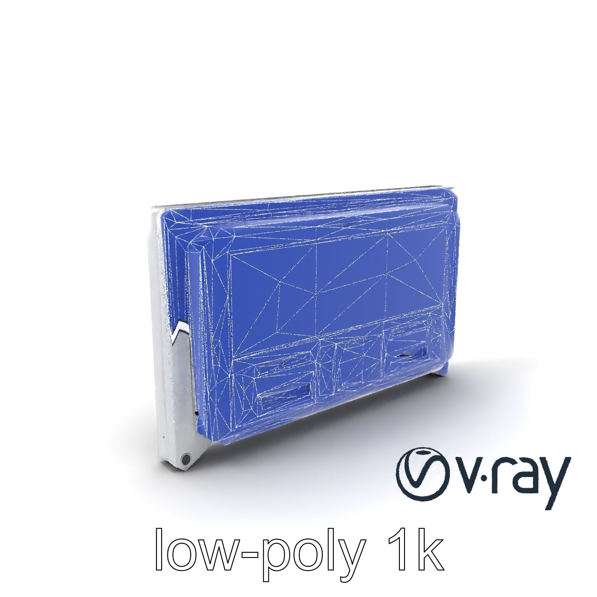 Future-Tech Wall Panel Display model pack Low-poly 3D model_6