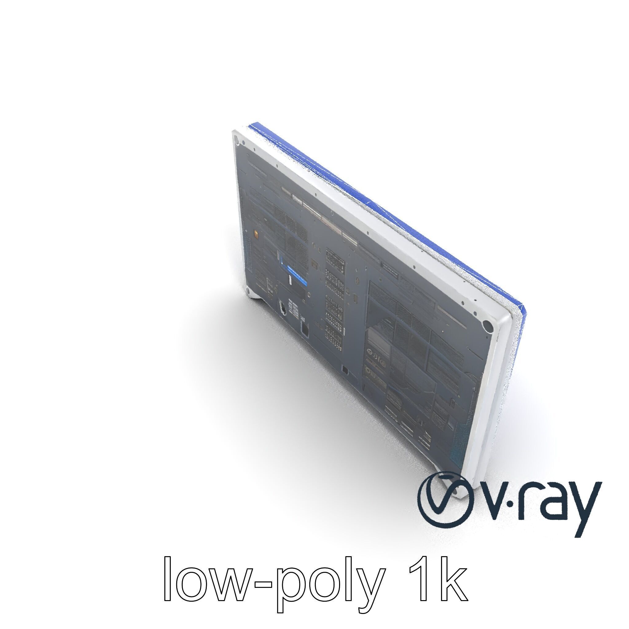 Future-Tech Wall Panel Display model pack Low-poly 3D model_10