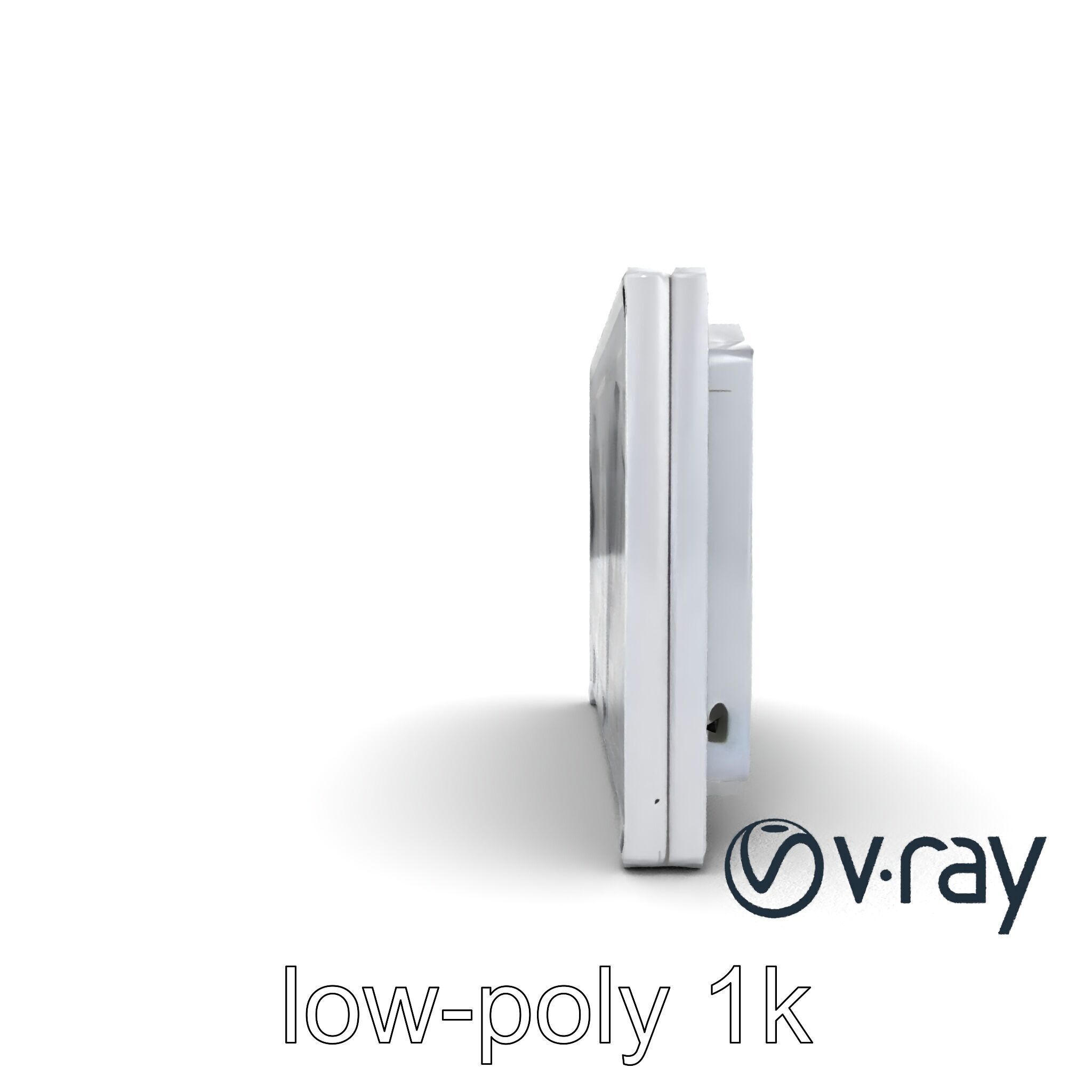 Future-Tech Wall Panel Display model pack Low-poly 3D model_20