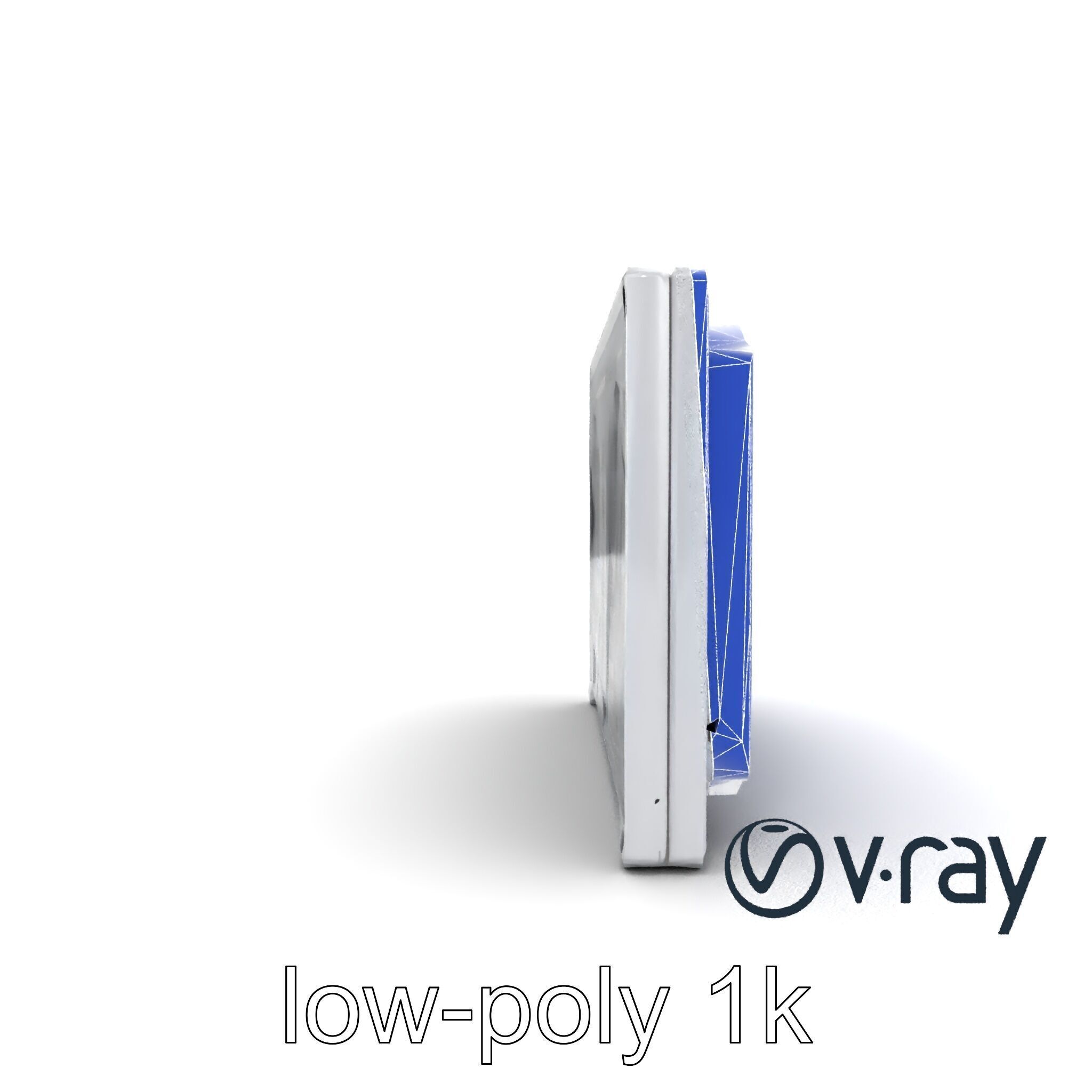 Future-Tech Wall Panel Display model pack Low-poly 3D model_24