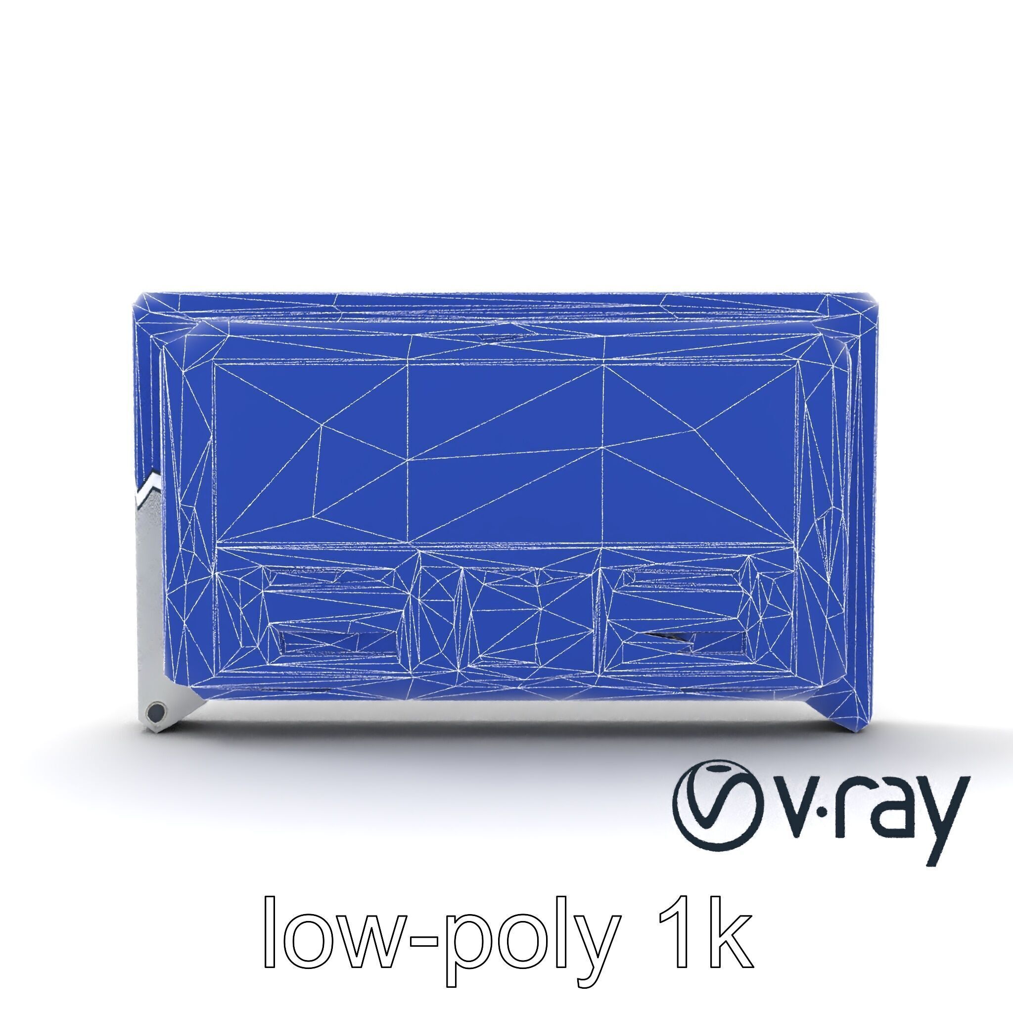 Future-Tech Wall Panel Display model pack Low-poly 3D model_28