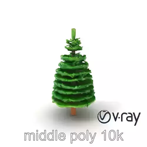 Simplistic Animated Fir Tree model pack