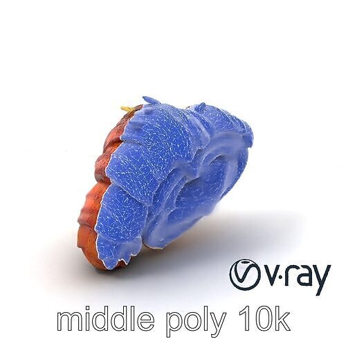 Chocolate-Filled Croissant 3D Texture Model Pack Low-poly 3D model 6