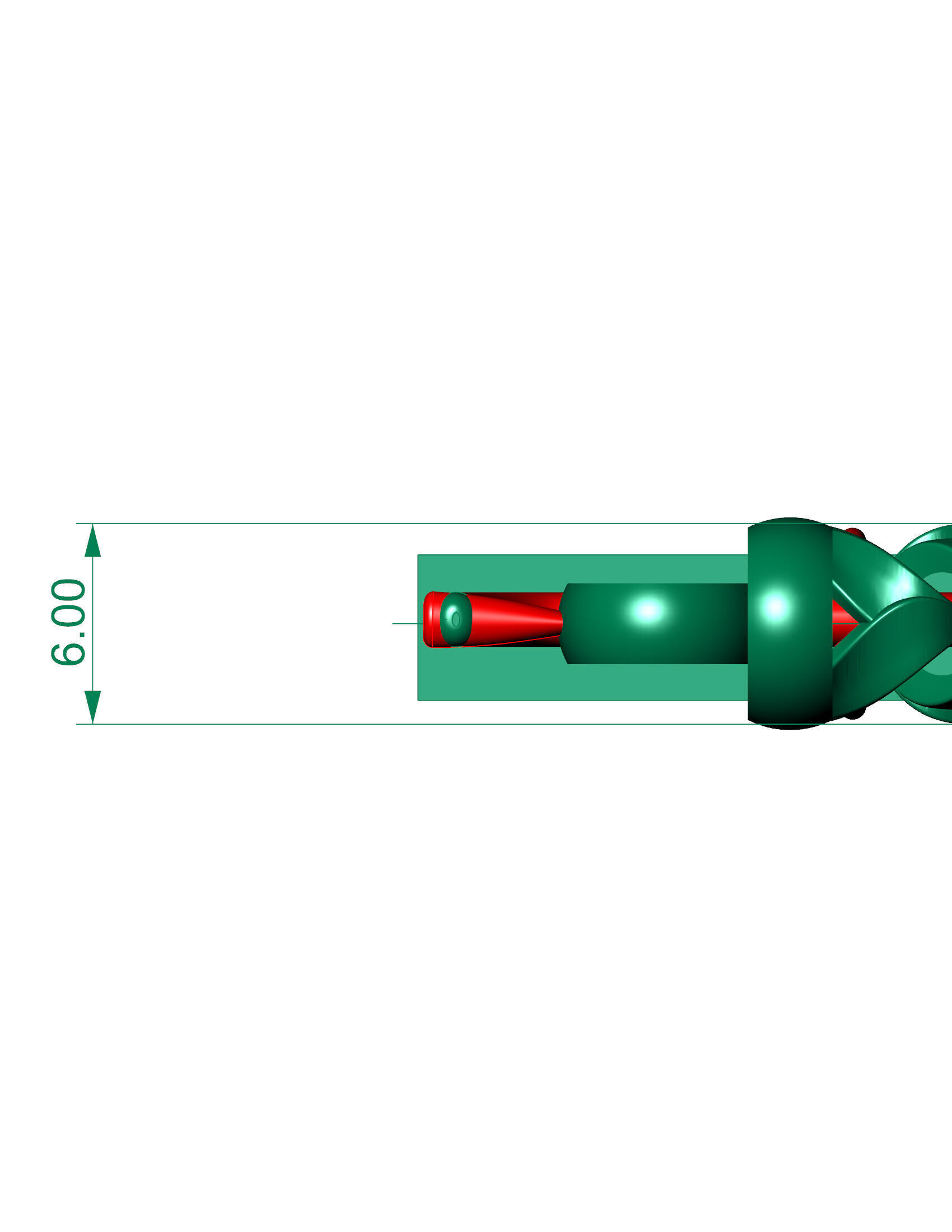 6MM Franco Cuban chain or Necklace ready to print  3D print model_3