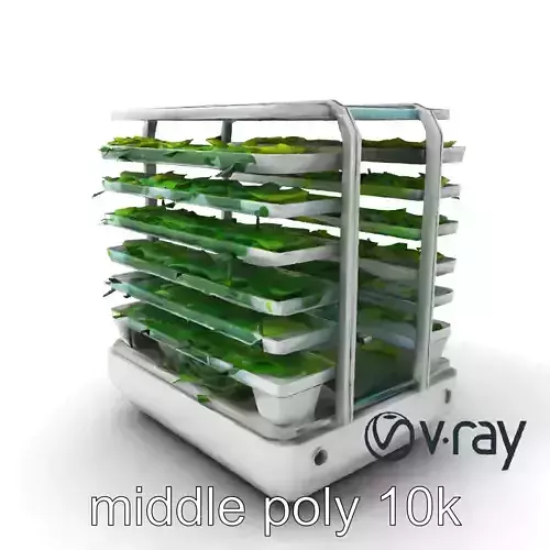 Synergistic Vertical Farm Structure model pack