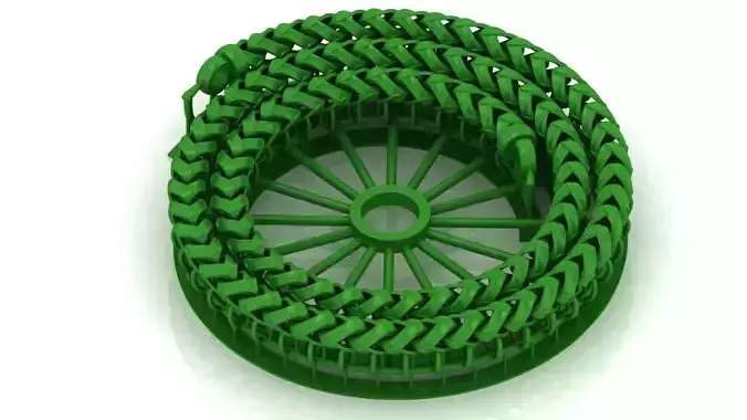 7MM Franco Cuban chain or Necklace ready to print 3D print model