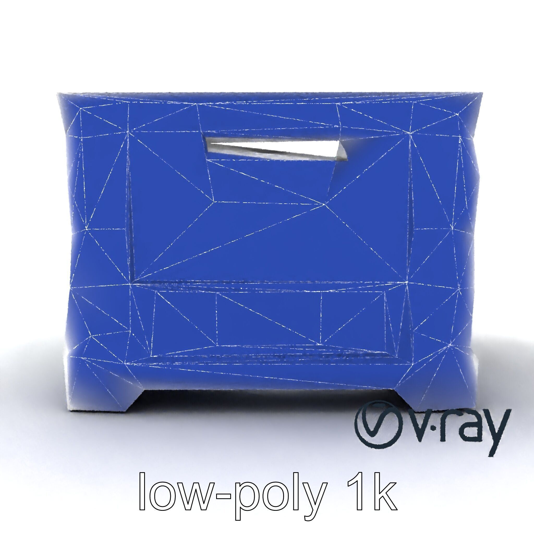 Storage Crate with Smart Lock Model Pack Low-poly 3D model_14